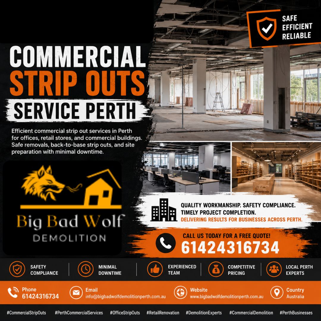 Efficient Commercial Stripouts Helping Perth Businesses Renovate Faster