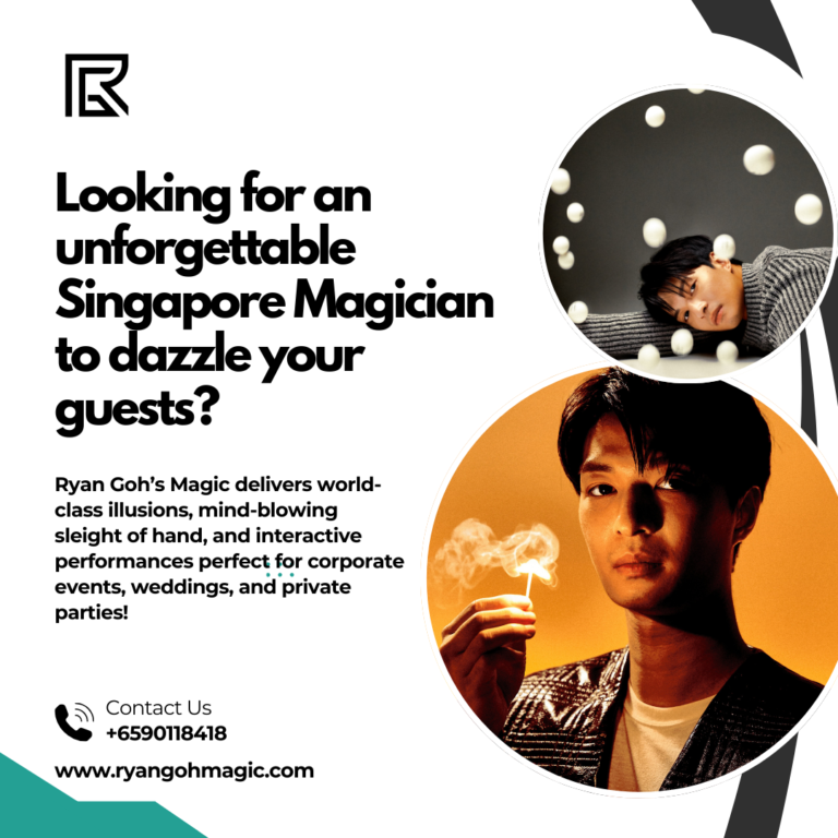Singapore Magician Ryan Goh Redefines Premium Event Entertainment with Interactive Magic