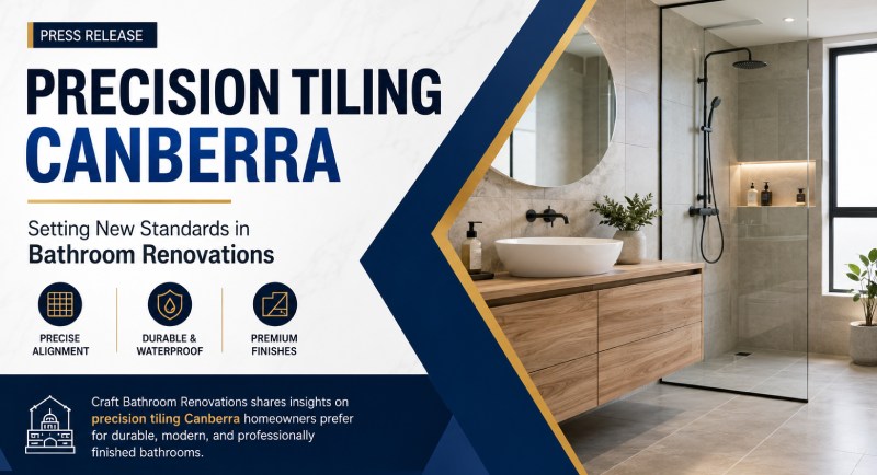 Craft Bathroom Renovations Discusses Precision Tiling Canberra